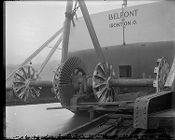Motor of towboat Belfont 